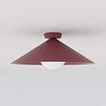 Emibig Emibig MONO 1M PLAFON BURGUNDY OPAL - Moderne Deckenlampe für stilvolle Beleuchtung