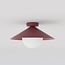 Emibig Emibig MONO 1S PLAFON BURGUNDY OPAL - Lampe de plafond moderne pour une ambiance élégante