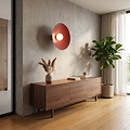 Emibig Emibig MONO K1L BURGUNDY OPAL - Modern wandlamp voor sfeervolle verlichting