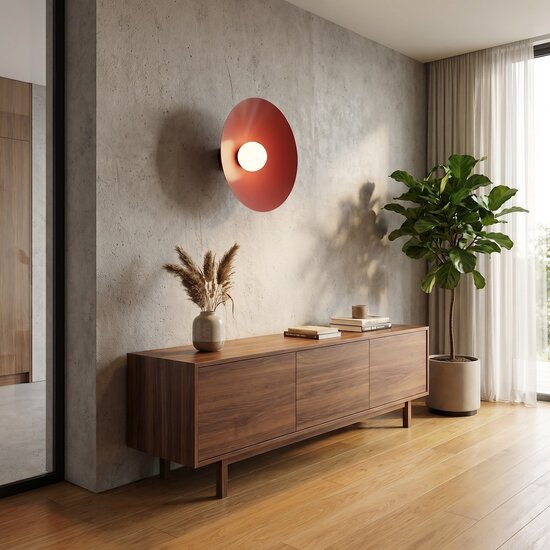 Emibig Emibig MONO K1L BURGUNDY OPAL - Lámpara de pared moderna para una iluminación elegante