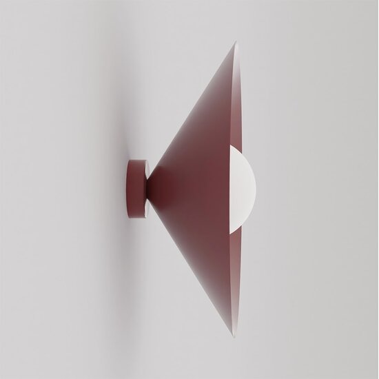 Emibig Emibig MONO K1M BURGUNDY OPAL - Lámpara de pared moderna para una iluminación elegante