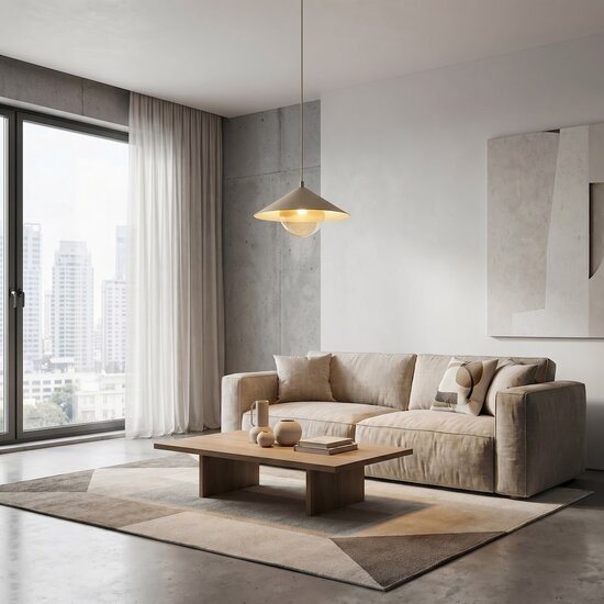 Emibig Emibig MONO 1S MOKKA AMBER - Moderne Pendelleuchte für stilvolle Beleuchtung