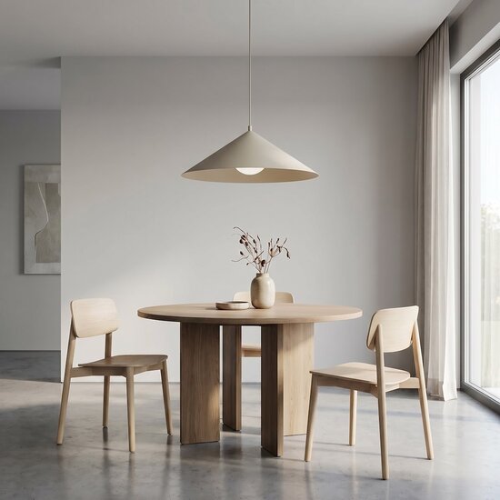 Emibig Emibig MONO 1L MOKKA OPAL - Moderne hanglamp voor sfeervolle verlichting
