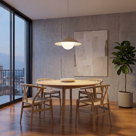 Emibig Emibig MONO 1S MOKKA OPAL - Modern pendant lamp for stylish lighting