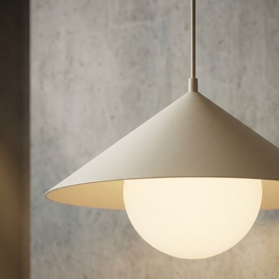 Emibig Emibig MONO 1S MOKKA OPAL - Moderne hanglamp voor sfeervolle verlichting
