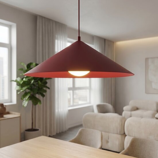 Emibig Emibig MONO 1L BURGUNDY OPAL - Moderne hanglamp voor elke ruimte