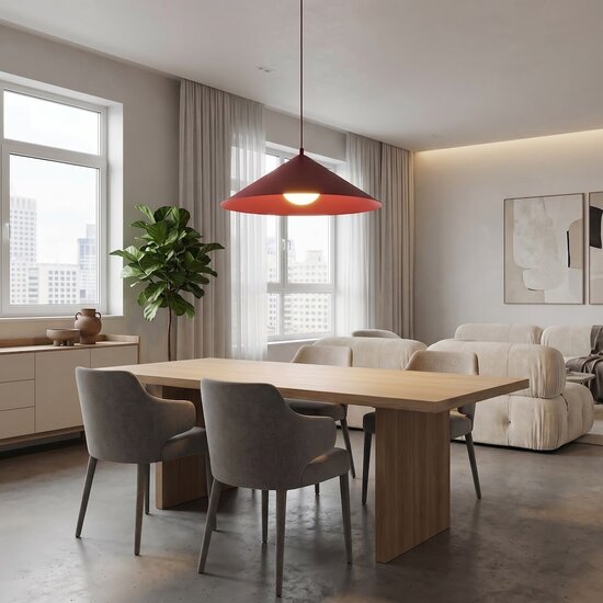 Emibig Emibig MONO 1L BURGUNDY OPAL - Modern pendant lamp for any space
