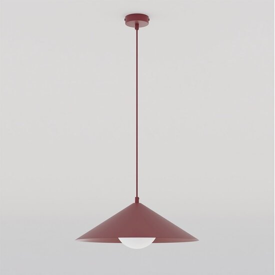 Emibig Emibig MONO 1M BURGUNDY OPAL - Moderne hanglamp voor sfeervolle verlichting