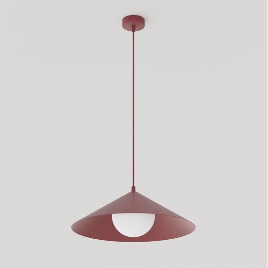 Emibig Emibig MONO 1M BURGUNDY OPAL - Modern pendant lamp for stylish lighting