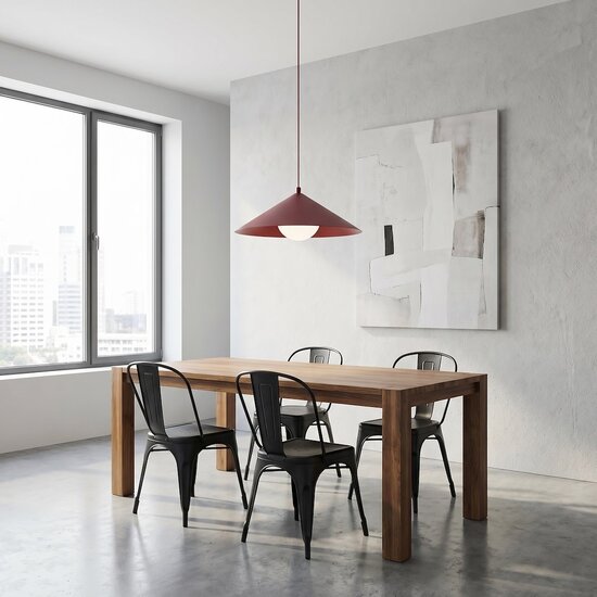 Emibig Emibig MONO 1M BURGUNDY OPAL - Lámpara colgante moderna para una iluminación elegante