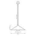 Emibig Emibig MONO 1M BURGUNDY OPAL - Lampe suspendue moderne pour un éclairage élégant