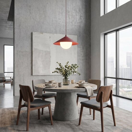 Emibig Emibig MONO 1S BURGUNDY OPAL - Lámpara colgante moderna para una iluminación elegante