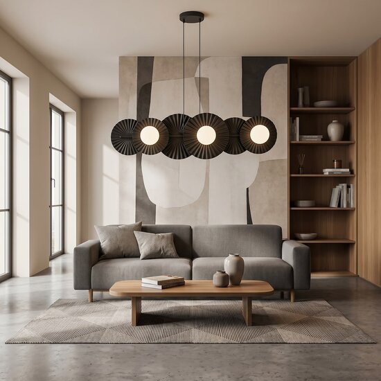 Emibig Emibig UMBRA 6 BLACK - Moderne Pendelleuchte für stilvolle Beleuchtung