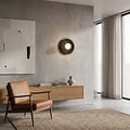 Emibig Emibig UMBRA K1 BLACK M - Lámpara de pared moderna para una iluminación elegante