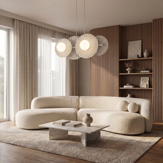 Emibig Emibig UMBRA 4 WHITE - Lámpara colgante moderna para una iluminación elegante