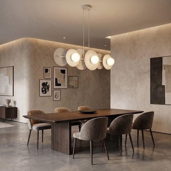 Emibig Emibig UMBRA 6 WHITE - Moderne Pendelleuchte für stilvolle Beleuchtung