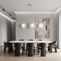 Emibig Emibig UMBRA 6 WHITE - Lampe suspendue moderne pour un éclairage élégant