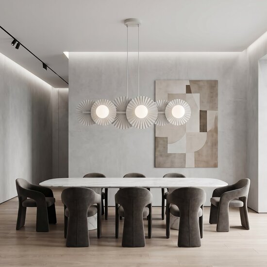 Emibig Emibig UMBRA 6 WHITE - Modern pendant lamp for stylish lighting