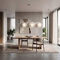 Emibig Emibig UMBRA 6 WHITE - Modern pendant lamp for stylish lighting
