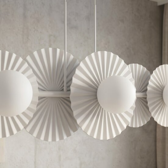 Emibig Emibig UMBRA 6 WHITE - Lámpara colgante moderna para una iluminación elegante