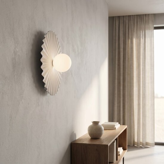 Emibig Emibig UMBRA K1 WHITE L - Moderne wandlamp voor sfeervolle verlichting