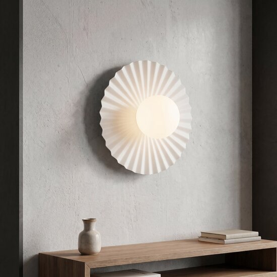 Emibig Emibig UMBRA K1 WHITE M - Lámpara de pared moderna para una iluminación elegante