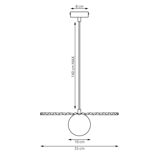 Emibig Emibig UMBRA 1 MOKKA - Moderne hanglamp voor sfeervolle verlichting