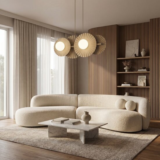 Emibig Emibig UMBRA 4 MOKKA - Moderne hanglamp voor sfeervolle verlichting