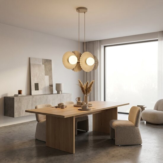 Emibig Emibig UMBRA 4 MOKKA - Lámpara colgante moderna para una iluminación elegante