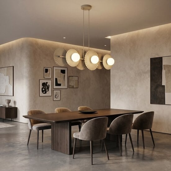 Emibig Emibig UMBRA 6 MOKKA - Moderne hanglamp voor sfeervolle verlichting