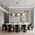 Emibig Emibig UMBRA 6 MOKKA - Lampe suspendue moderne pour un éclairage élégant