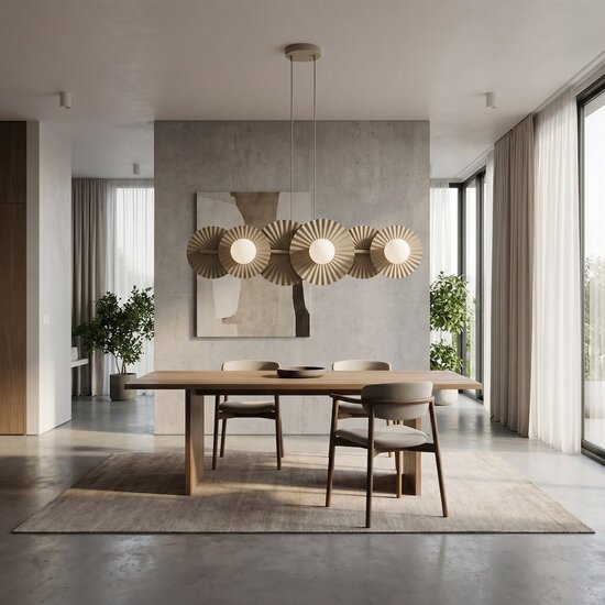 Emibig Emibig UMBRA 6 MOKKA - Moderne Pendelleuchte für stilvolle Beleuchtung