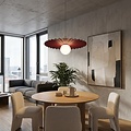 Emibig Emibig UMBRA 1 BURGUNDY - Moderne Pendelleuchte für stilvolle Beleuchtung