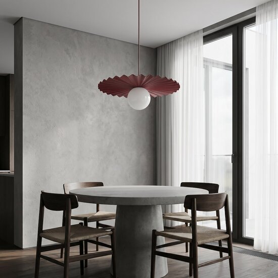 Emibig Emibig UMBRA 1 BURGUNDY - Lámpara colgante moderna para una iluminación elegante