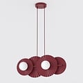 Emibig Emibig UMBRA 4 BURGUNDY - Lampe suspendue moderne pour un éclairage élégant