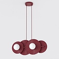 Emibig Emibig UMBRA 4 BURGUNDY - Moderne hanglamp voor sfeervolle verlichting