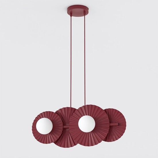 Emibig Emibig UMBRA 4 BURGUNDY - Lampe suspendue moderne pour un éclairage élégant
