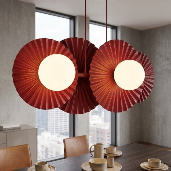 Emibig Emibig UMBRA 4 BURGUNDY - Lampe suspendue moderne pour un éclairage élégant