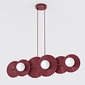 Emibig Emibig UMBRA 6 BURGUNDY - Modern pendant lamp for stylish lighting