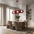 Emibig Emibig UMBRA 6 BURGUNDY - Moderne Pendelleuchte für stilvolle Beleuchtung