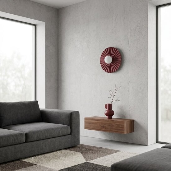 Emibig Emibig UMBRA K1 BURGUNDY L - Lámpara de pared moderna para una iluminación elegante