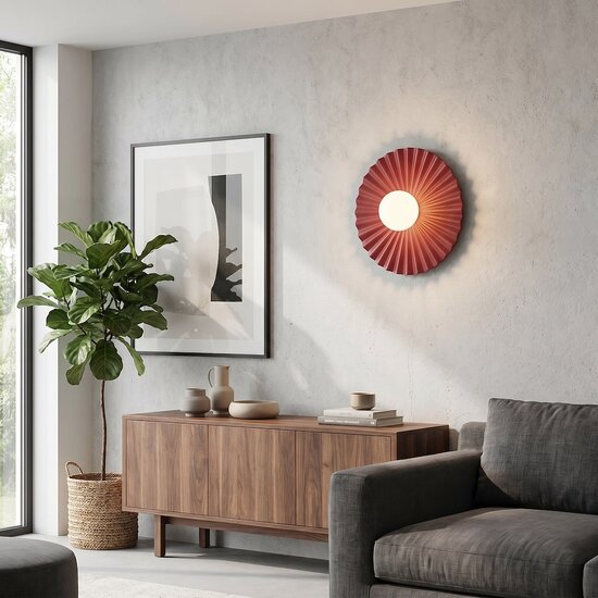 Emibig Emibig UMBRA K1 BURGUNDY L - Applique murale moderne pour un éclairage élégant