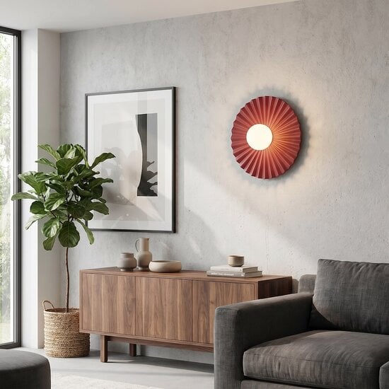 Emibig Emibig UMBRA K1 BURGUNDY L - Modern wall lamp for stylish lighting