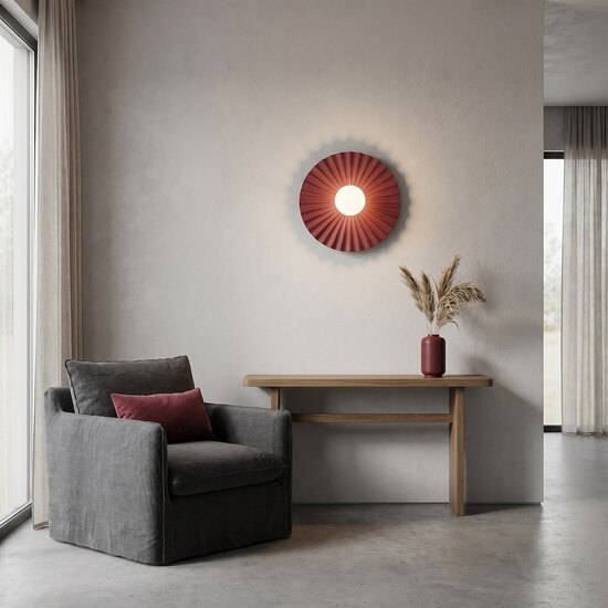Emibig Emibig UMBRA K1 BURGUNDY L - Moderne Wandlampe für stilvolle Beleuchtung