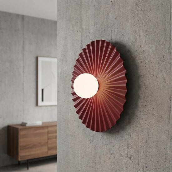 Emibig Emibig UMBRA K1 BURGUNDY L - Lámpara de pared moderna para una iluminación elegante