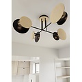 Emibig Emibig ZITA 4 BLACK - Scandinavische plafondlamp voor elke ruimte