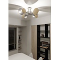 Emibig Emibig ZITA 4 BLACK - Skandinavische Deckenlampe für jeden Raum