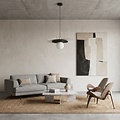 Emibig Emibig UMBRA 1 WHITE BLACK - Moderne hanglamp voor elke ruimte