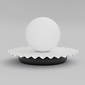 Emibig Emibig UMBRA LN1 WHITE BLACK - Modern table lamp for any space