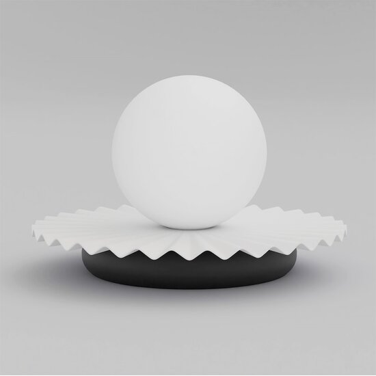 Emibig Emibig UMBRA LN1 WHITE BLACK - Moderne Tischlampe für jeden Raum